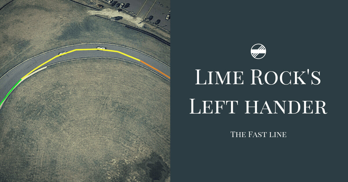 The Fastest Line Through The Left Hander at Lime Rock Park Image