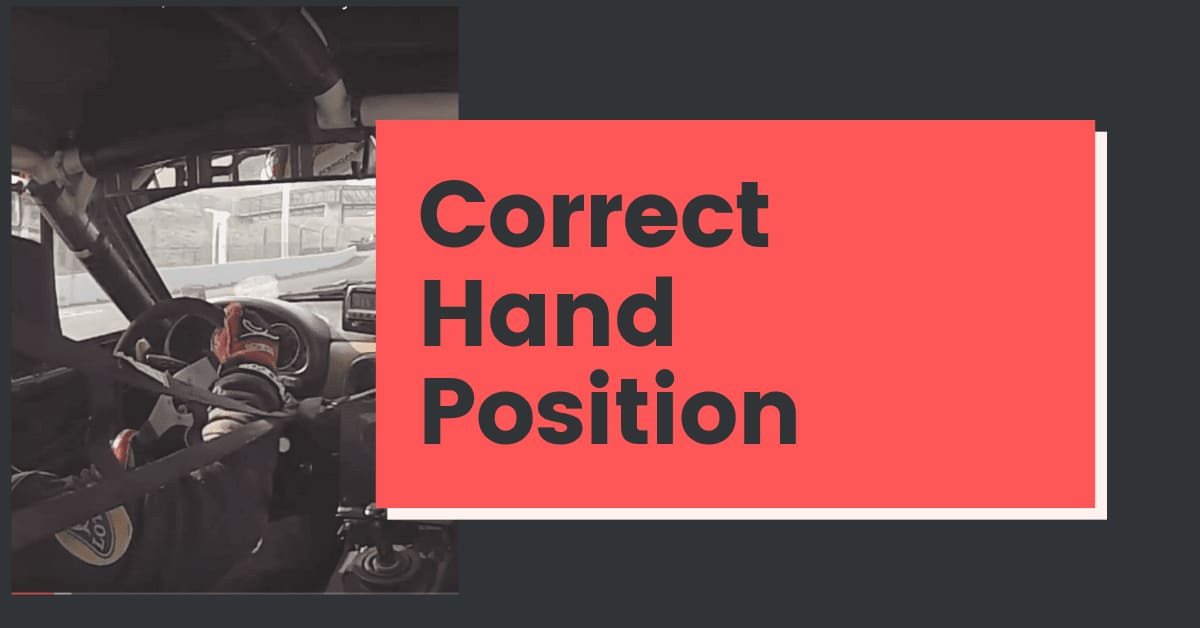 Correct Hand Position For Racecar Drivers Image