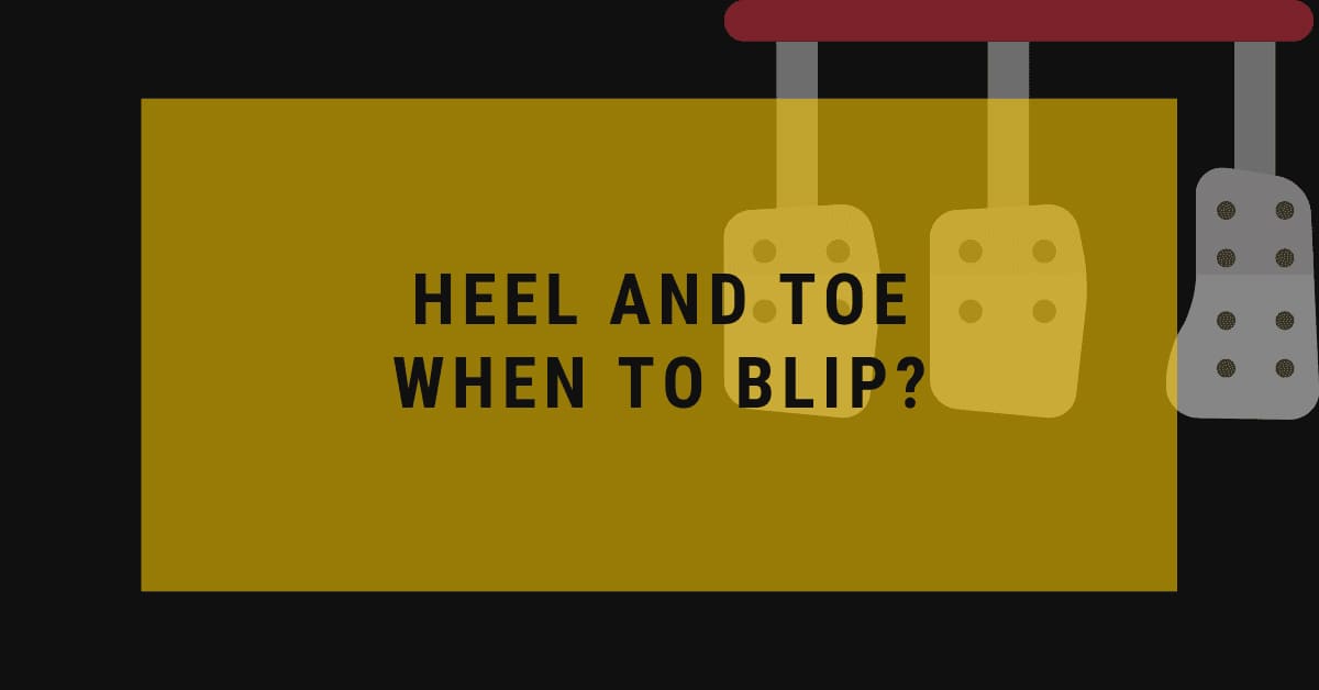 Heel And Toe Braking - When To Blip Image