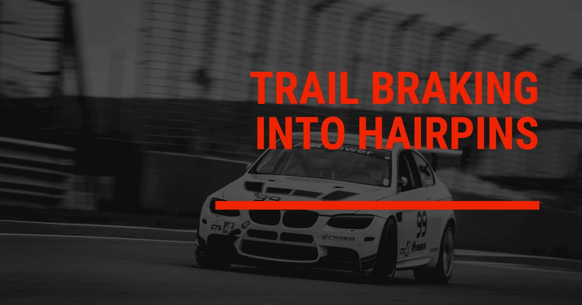 Trail Braking Into Hairpins On The Racetrack Image