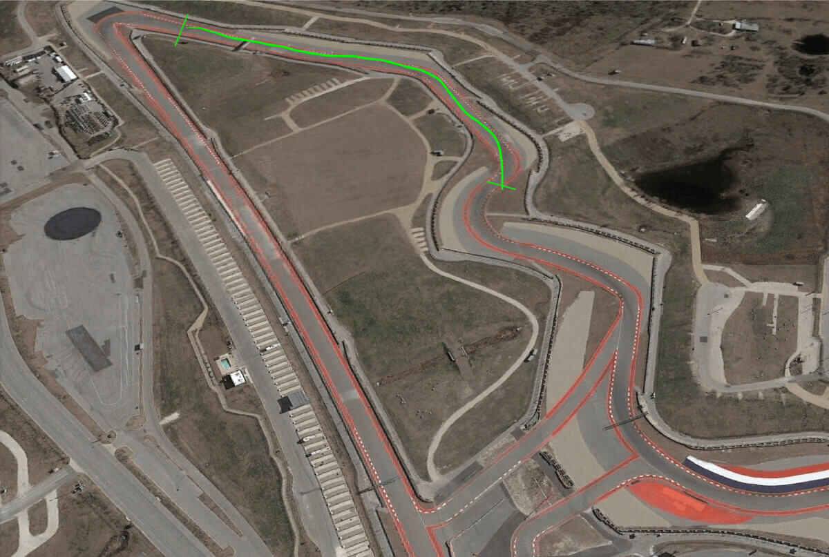 turn 9 exit at Circuit of the Americas