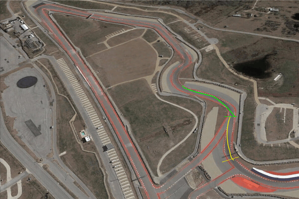 turn 6 and 7 at COTA