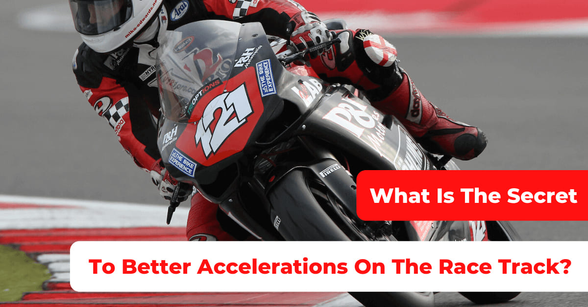What Is The Secret To Better Accelerations On The Race Track? Image