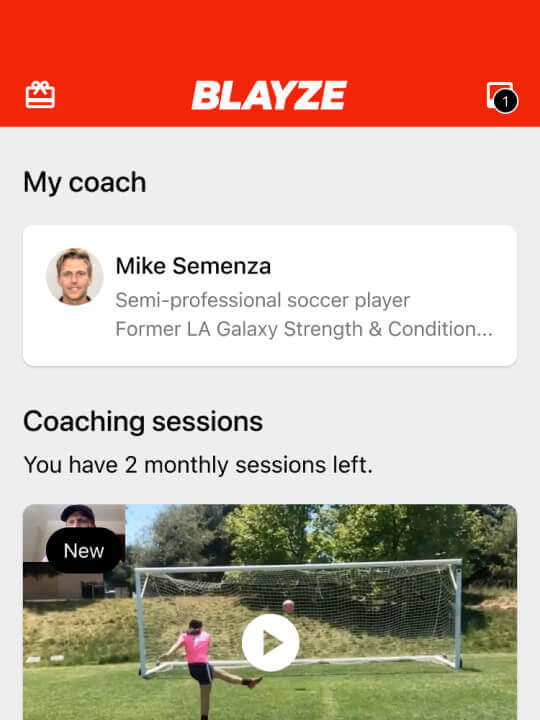1-on-1 coaching at Blayze